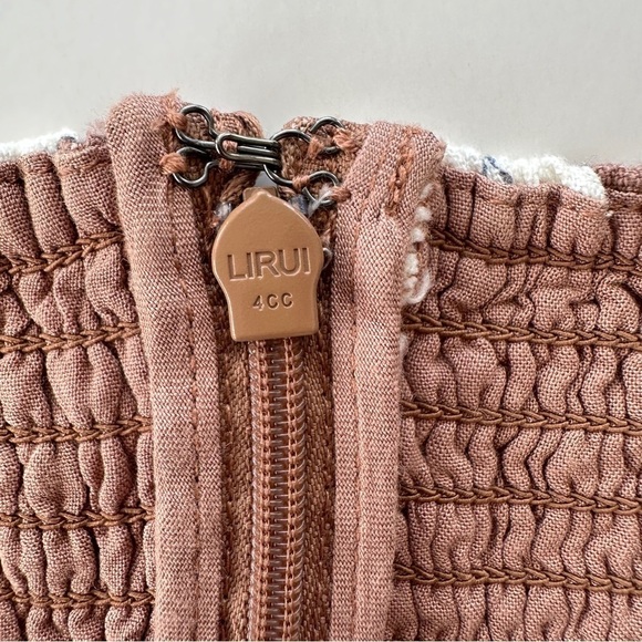 Abercrombie & Fitch fitted mini dress, sleeveless with halter top, linen blend - Picture 14 of 16